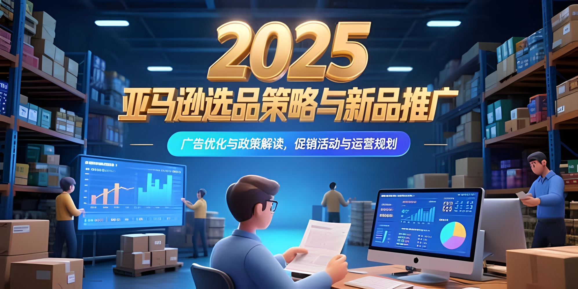 2025亚马逊选品策略与新品推广,广告优化与政策解读,促销活动与运营规划